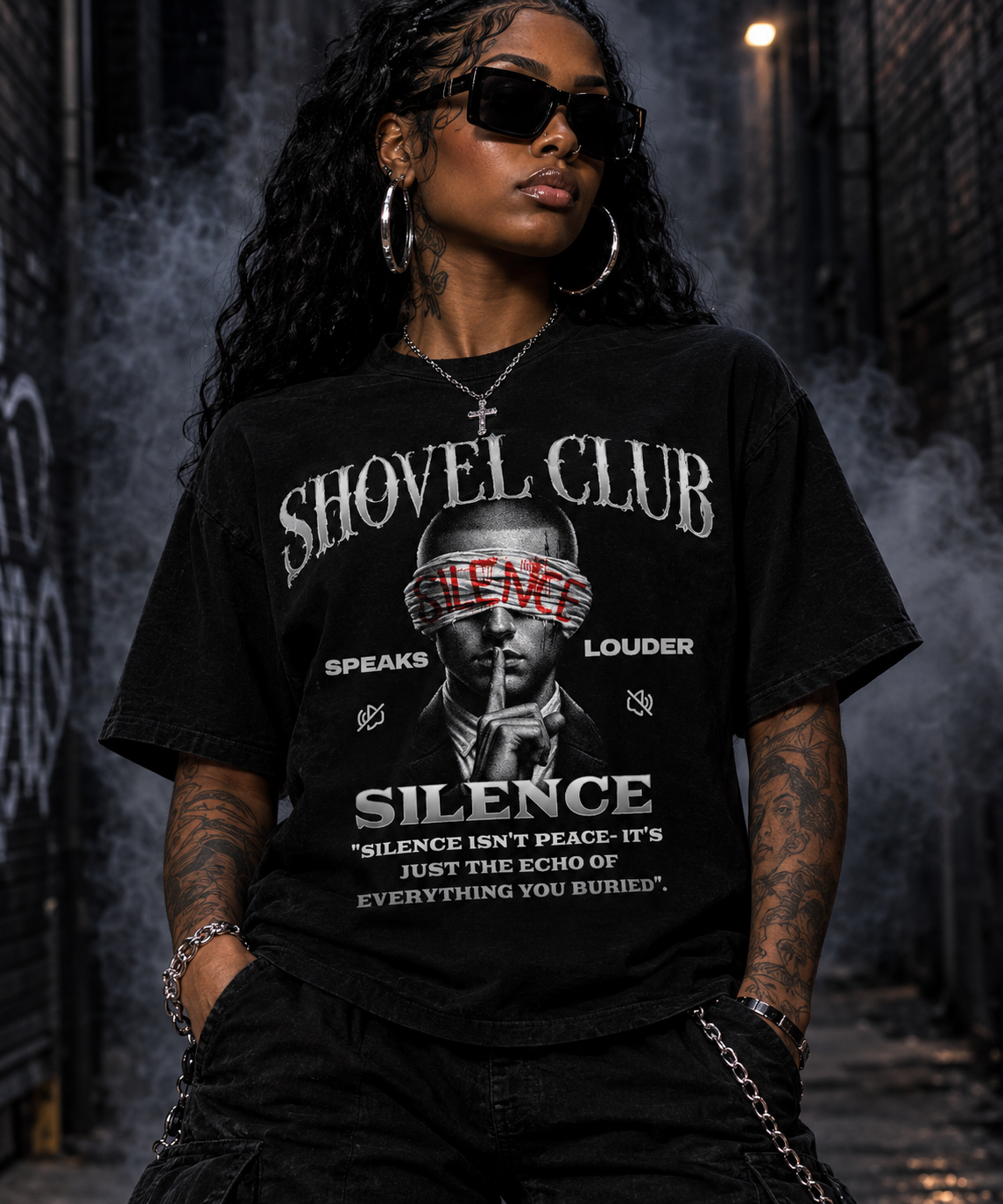 Silence Graphic T-Shirt